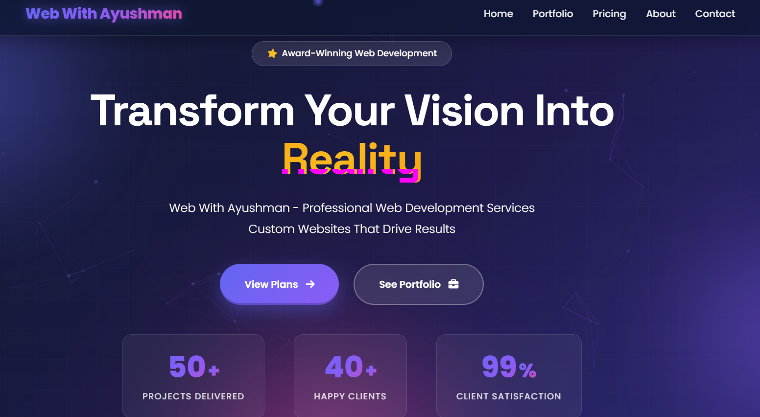Web With Ayushman Project